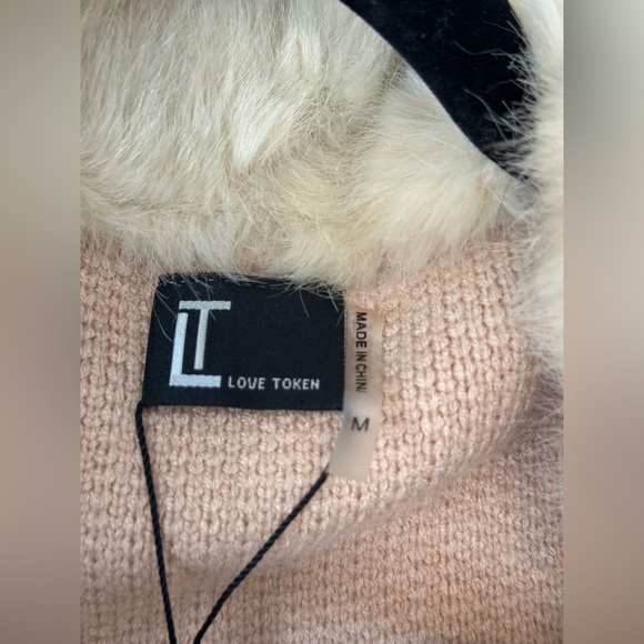 Light pink fur cardigan/coat - Picture 3 of 7